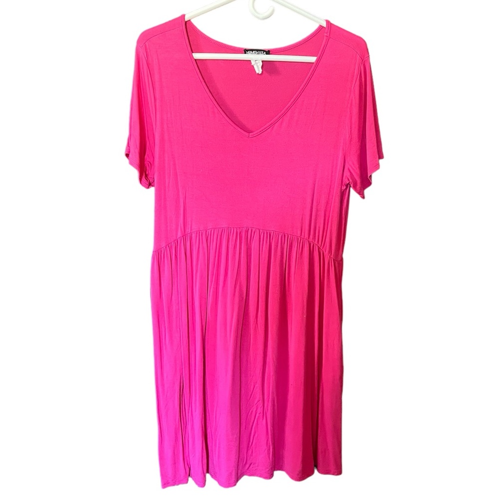 V-Neck cotton dress